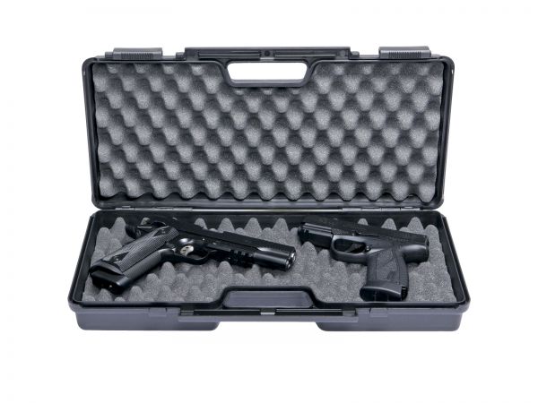 Pistolentasche Futteral für ZWEI Kurzwaffen Waffentasche Revolver Case  Koffer