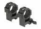 Preview: Leapers 30mm QD CNC Mount Rings High – Schwarz