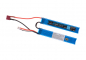 Preview: 7,4V 1300 mAh Li-Po 25C Twin Type T-Plug (23,5 x 2 x 1,1 cm)