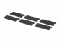 Preview: Leapers Low Profile Picatinny Panel Covers 6pcs – Schwarz