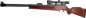 Preview: Hämmerli Hunter Force 900 Combo Luftgewehr 4,5 mm Diabolo – Federdruck Unterhebelspanner 7,5 J