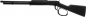 Preview: Legends Cowboy Rifle Renegade CO₂ Airsoft Repetiergewehr – Schwarz