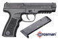 Preview: Crosman PSM45 Federdruck-Luftpistole 4,5 mm BB – Metallschlitten, 20 Schuss