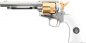 Preview: Colt SAA .45 Smoke Wagon CO₂ Revolver 5,5 Zoll – Polished Chrome / Gold, 4,5 mm (.177) Diabolo,  3,0 J