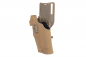 Preview: Wosport GB-87 Holster with adapter and flipper (left-handed version) Tan