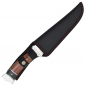 Preview: SCK Hunting Knife CW-028 – Jagdmesser mit Holzgriff und Nylon-Scheide