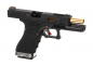 Preview: WE G-Force 17 BK Gold Barrel Metal Version GBB Airsoft Pistole Gas 6 mm BB – Schwarz –