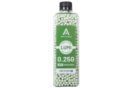 Arcturus RS LUMI Bio Tracer Match Grade BBs 0.25g 3000 Schuss - Grün