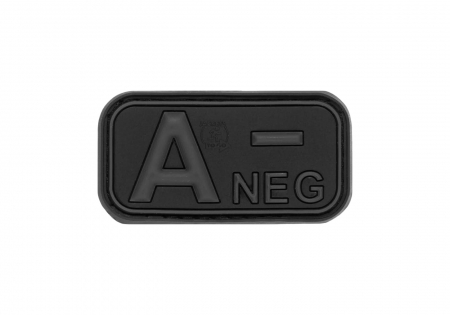 JTG Bloodtype Rubber Patch A Neg - Blackops