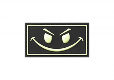 JTG Evil Smile Rubber Patch - Glow