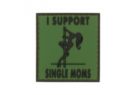 JTG I Support Single Mums Rubber Patch - Forest