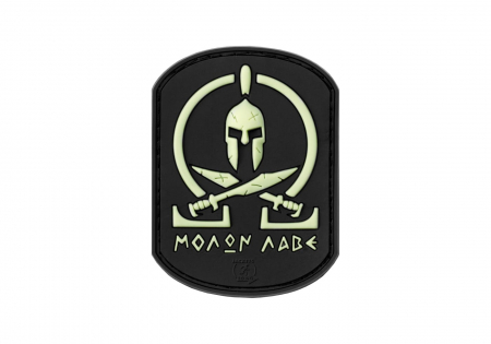 JTG Molon Labe Rubber Patch - Glow
