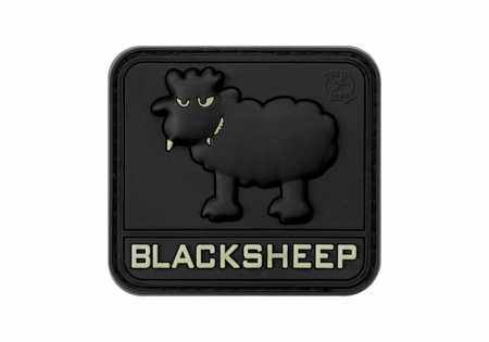 JTG Black Sheep Rubber Patch - Glow