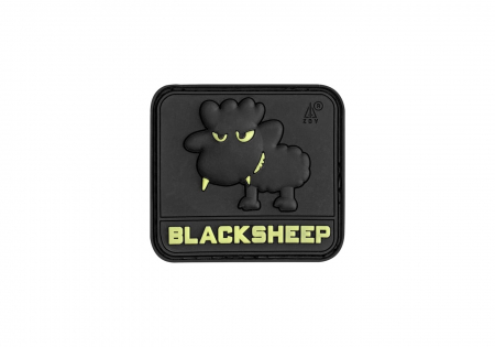 JTG Little Black Sheep Rubber Patch - Glow