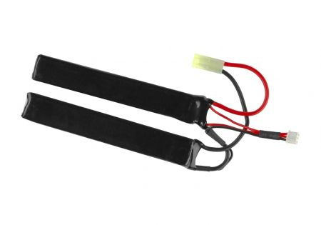 7,4V 2200 mAh Li-Po 20C Twin Type (12,5 x 1,9 x 1 cm)