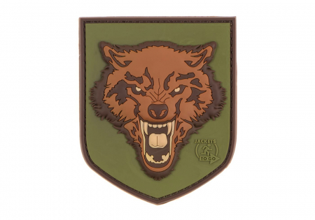 JTG Wolf Shield Rubber Patch - Multicolor