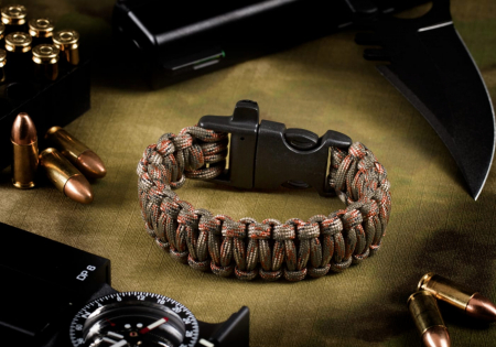 Invader Gear Survival Bracelet - OD Camo