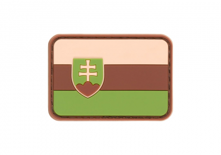 JTG Slovakia Flag Rubber Patch - Grün
