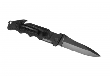 Smith & Wesson Border Guard SWBG1S Serrated Folder – Schwarz