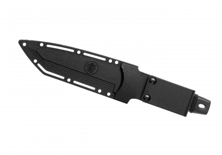 Smith & Wesson SW7S Fixed Blade Serrated Tanto – Schwarz