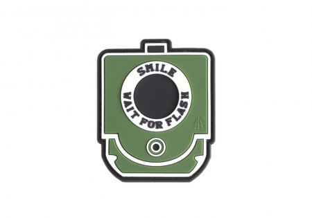 JTG Smile and Wait Rubber Patch - Forest