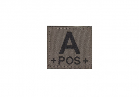 Clawgear A Pos Bloodgroup Patch - RAL7013