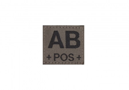 Clawgear AB Pos Bloodgroup Patch - RAL7013