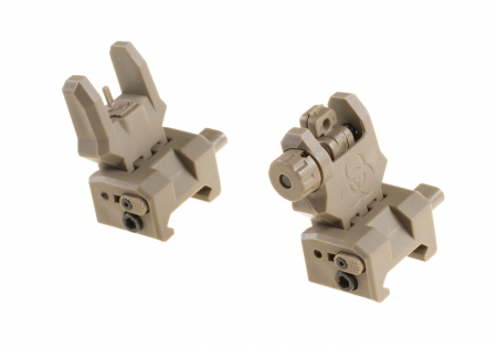 FMA Gen 3 Flip-Up Sights – Dark Earth