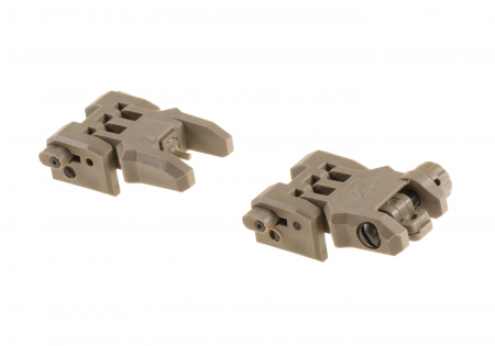 FMA Gen 3 Flip-Up Sights – Dark Earth