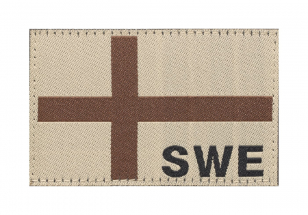 Clawgear Sweden Flag Patch - Desert