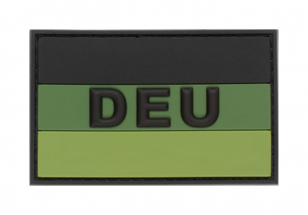 JTG German Flag Rubber Patch - Forest