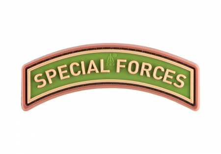 JTG Special Forces Tab Rubber Patch - Grün