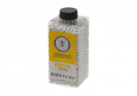 G&G 0.25g Perfect BBs 2700rds - Weiß