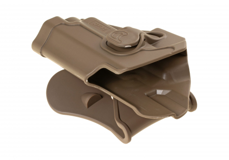 Amomax Paddle Holster für WE / KJW / TM P226 – Dark Earth – Ansicht 3