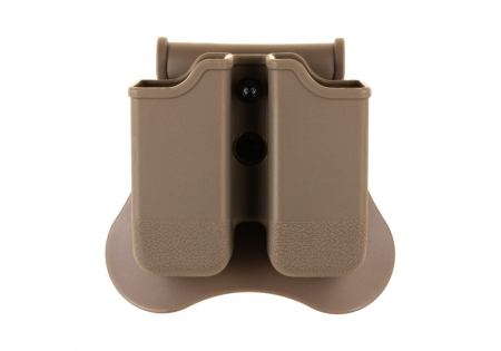 Amomax Double Mag Pouch für WE / KJW / TM 17/19 - Dark Earth