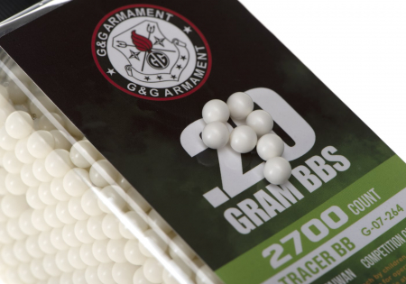 G&G 0.20g Tracer BBs 2700rds - Grün