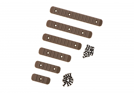 MP Rail Set 6-pack for Keymod & M-LOK – Dark Earth – Ansicht 3