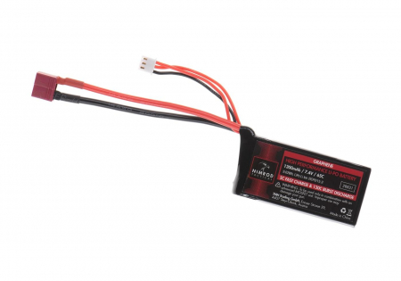 7,4V 1300 mAh Li-Po 65C Graphene Mini / PEQ Type T-Plug (7 x 3,2 x 1,5 cm)