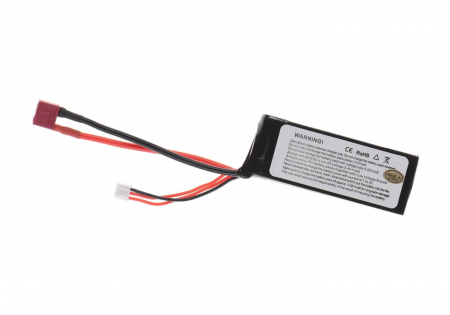 7,4V 1800 mAh Li-Po 65C Graphene Mini Type T-Plug (9 x 3,2 x 1,6 cm) – Ansicht 2