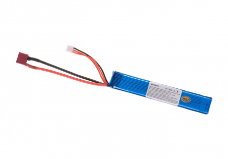 7,4V 1300 mAh Li-Po 25C Stock Tube Type T-Plug (20,4 x 2,7 x 1,6 cm)