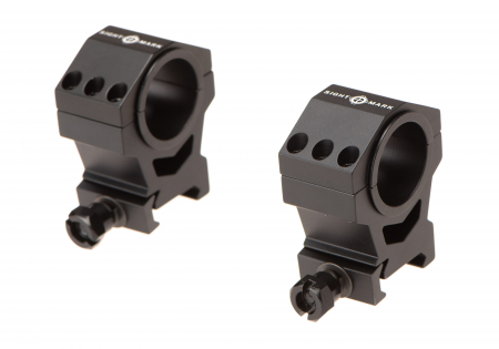 Sightmark 30mm / 25.4mm Tactical Mounting Rings - High Height – Schwarz