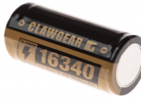 Clawgear 16340 Battery 3.7V 700mAh – Schwarz