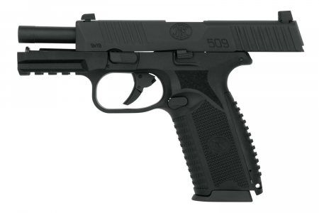 FN 509 CO₂-Luftpistole 4,5 mm BB – Blowback, Schwarz