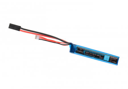 7,4V 1300 mAh Li-Po 25C Stock Tube Type (22 x 1,7 x 1,5 cm)