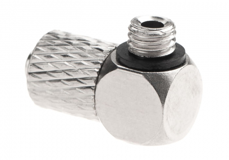 EPeS HPA 6mm Hose Coupling with Screwed Catch 90 Degree Outer M5 Thread