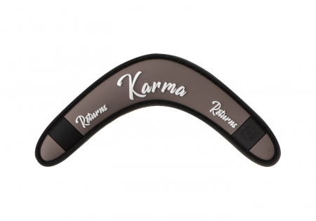 JTG Karma Returns Rubber Patch - Braun