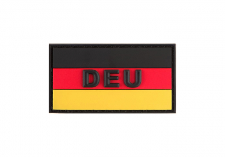JTG Small German Flag Rubber Patch - Multicolor