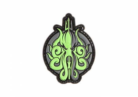 JTG Release the Kraken Rubber Patch - Neon Green