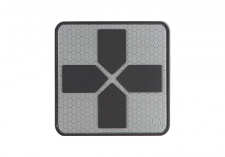 JTG Big Red Cross Medic Rubber Patch - Grau