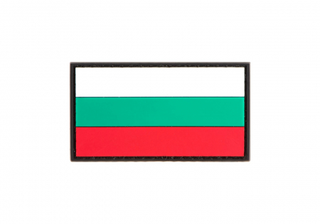 JTG Bulgarian Flag Rubber Patch - Schwarz